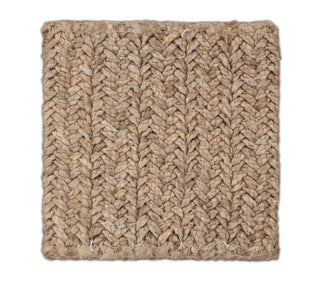 Vertical Braided Textured ABACA Handwoven Rug