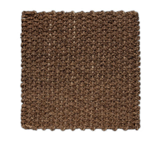 Deep Mocha Brown Textured Banana fiber Handwoven Rug