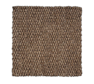 Rustic Mocha Brown Textured Hyacinth Handwoven Rug
