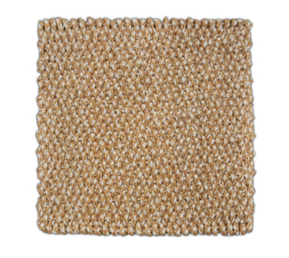 Golden Honey Textured Rafiya Handwoven Rug