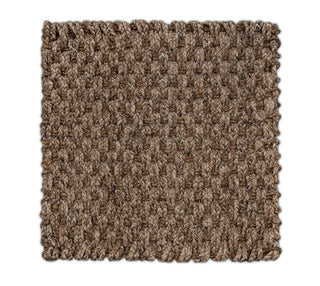 Brown Braided Textured Hyacinth Handwoven Rug