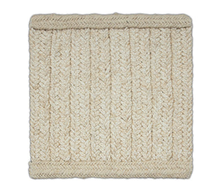 Ivory Beige Textured Aloe Vera Handwoven Rug