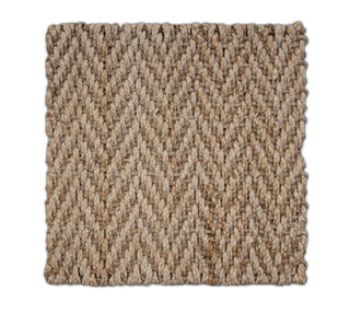 Warm Sand Textured Hemp Handwoven Rug