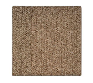 Natural Light Brown Texture Abaca Weave Handwoven Rug