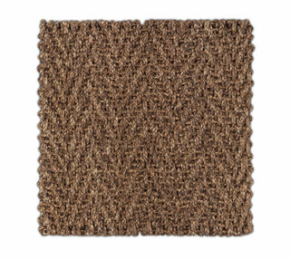 Natural Dark Brown Textured Hyacinth Handwoven Rug