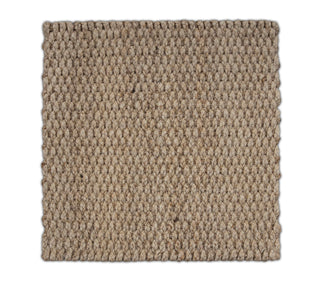 Warm Sand Beige Textured Cacstus Handwoven Rug