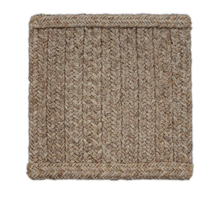 Natural Taupe Beige Textured Cacstus Handwoven Rug
