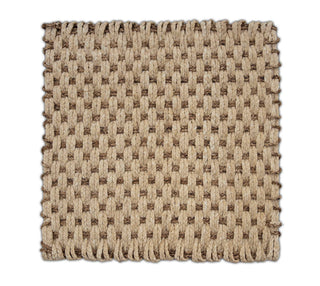 Woven Stripe Texture Rafiya Handwoven Rug