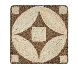 Brown & Ivory Texture Abaca Weave Handwoven Rug