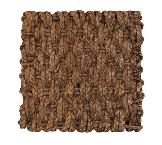 Dark Brown Textured ABACA Handwoven Rug