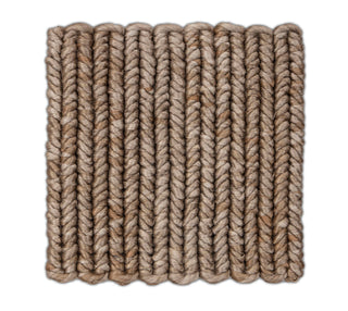 Taupe Brown Textured ABACA Handwoven Rug
