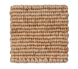 Natural Tan Natural Fiber Textured ABACA Handwoven Rug